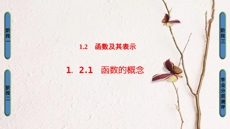 高中数学 第一章 集合与函数概念 1.2.1 函数的概念课件 新人教A版必修1_第1页