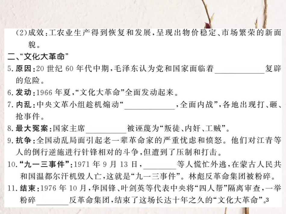 春八年级历史下册 第3单元 艰辛探索与建设成就 第8课 全面建设社会主义的艰辛探索课件 岳麓版_第3页