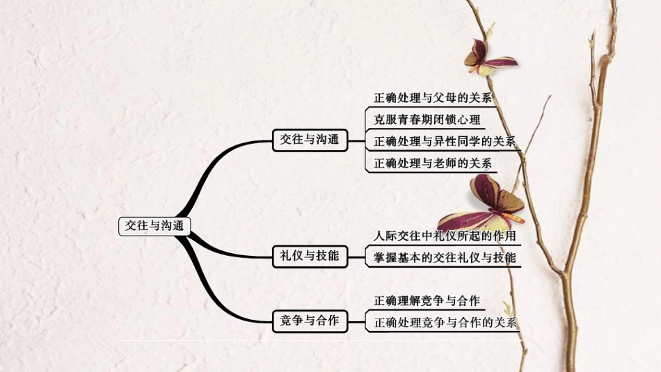 安徽省中考政治 模块二 我与他人的关系 第四讲 交往与沟通复习课件_第2页
