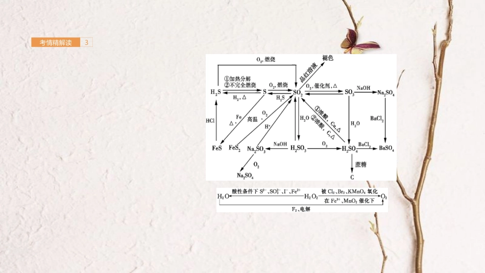 高考化学一轮总复习 专题9 氧、硫及其化合物和环境保护课件(1)_第3页