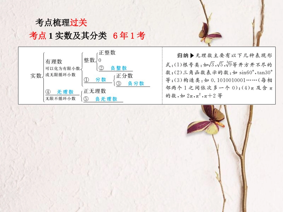 山东省滨州市中考数学复习 第1章 数与式 第1讲 实数及其运算课件_第2页