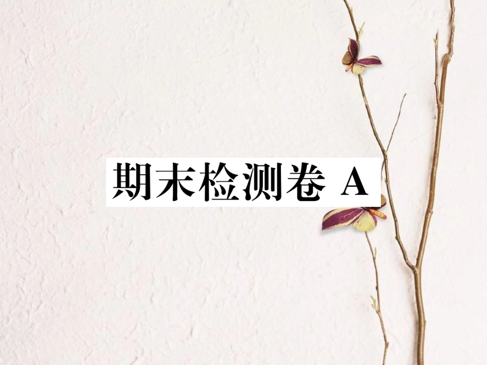 八年级语文下册 期末检测卷A课件 新人教版(1)_第1页