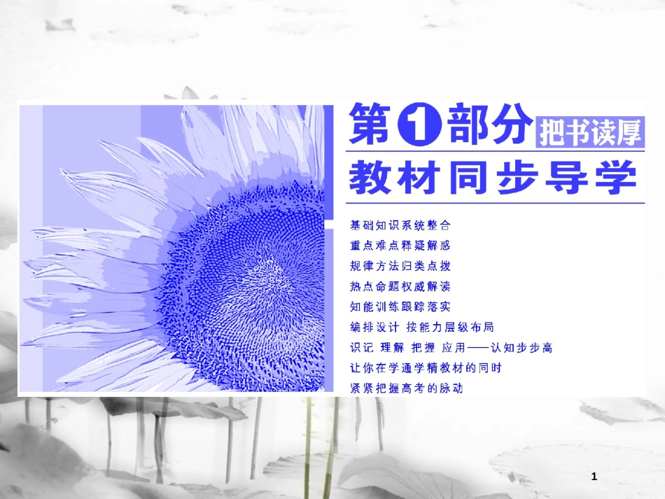 高中数学 第一章 导数及其应用 1.1 导数的概念 1.1.1 导数的概念平均变化率课件 苏教版选修2-2_第1页
