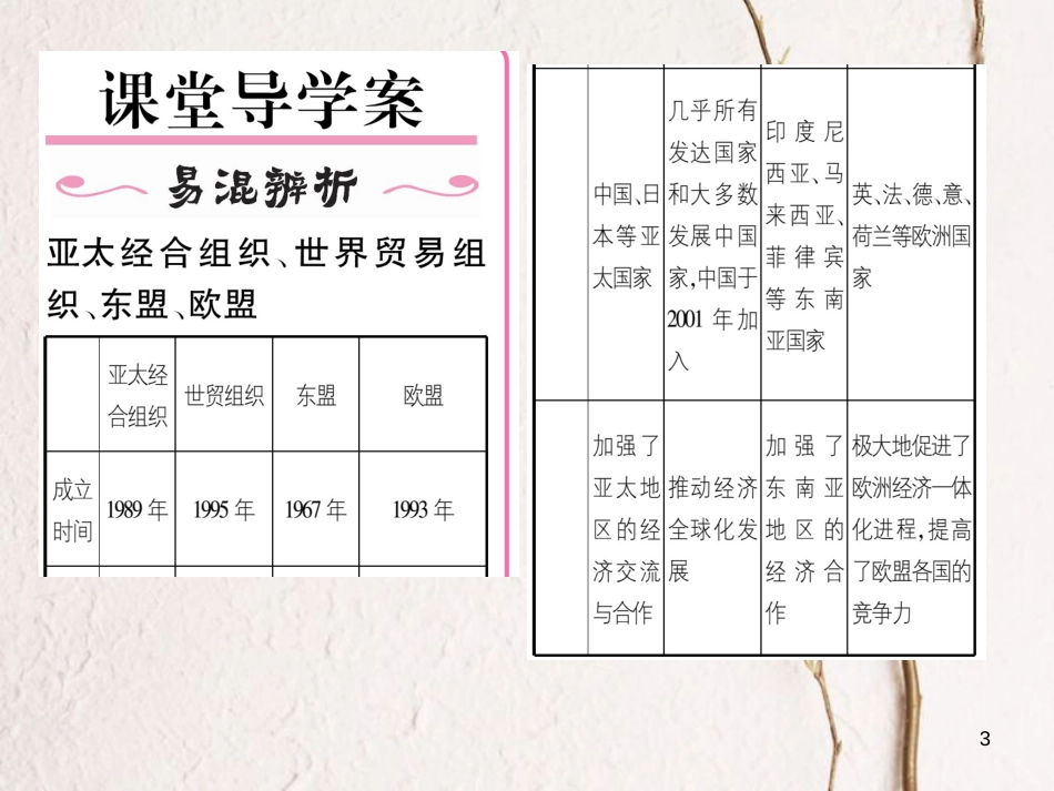 九年级历史下册 第七单元 战后世界格局的演变 第19课 世界经济的全球化趋势作业课件 岳麓版_第3页