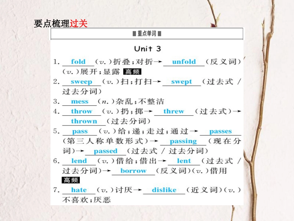 安徽省中考英语 第一部分 系统复习 成绩基石 八下 第13讲 课件_第3页