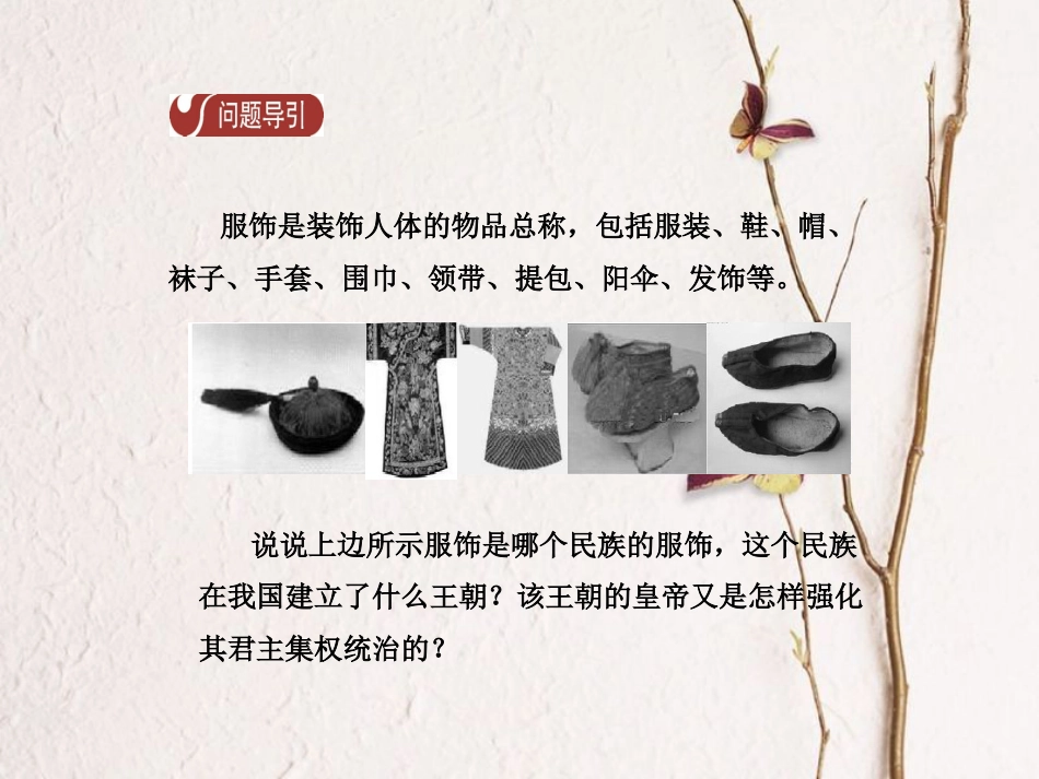 春七年级历史下册 第三单元 明清时期 统一多民族国家的巩固与发展 第20课 清朝君主专制的强化导学课件 新人教版_第3页