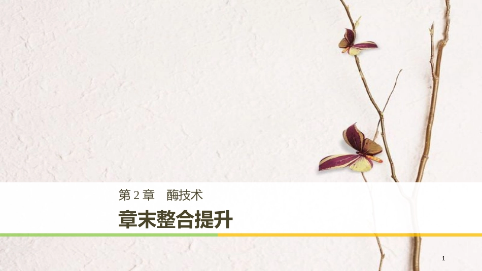 高中生物 第2章 酶技术章末整合提升同步备课课件 北师大版选修1(1)_第1页