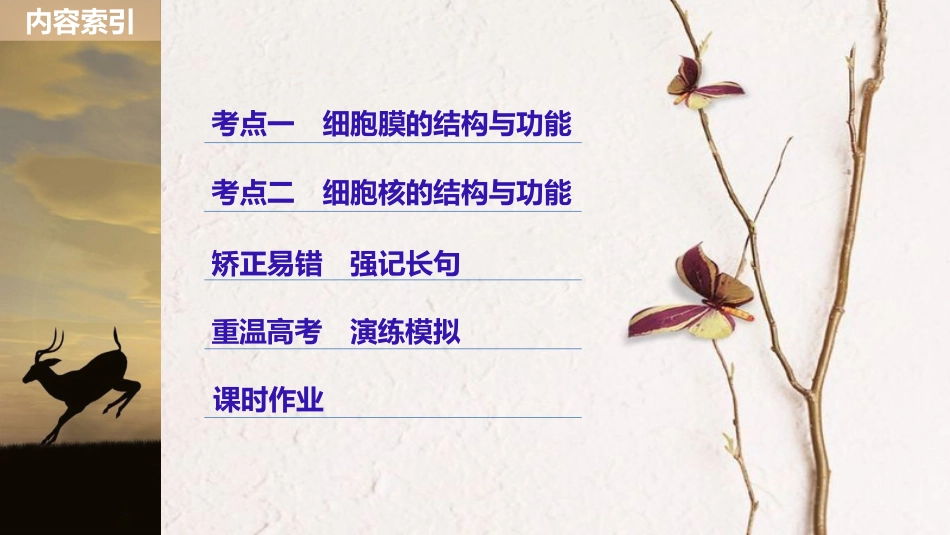 高考生物大一轮复习 第二单元 细胞的基本结构和物质的运输 第4讲 细胞膜和细胞核课件(1)_第3页