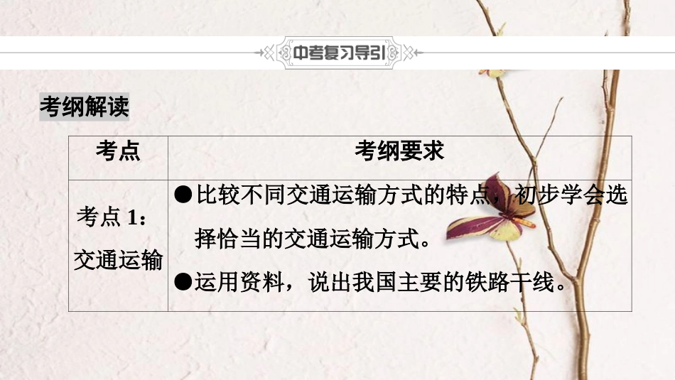 中考地理总复习 第1部分 考点突破 第13章 中国的经济发展课件 新人教版(1)_第2页