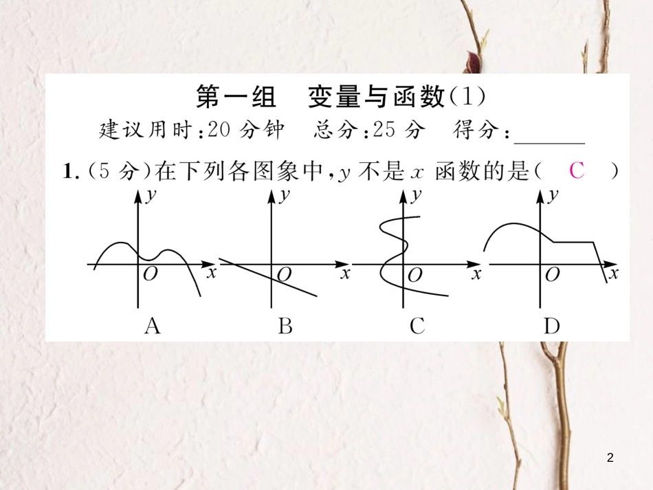 （云南专版）八年级数学下册 双休作业（五）作业课件 （新版）新人教版_第2页