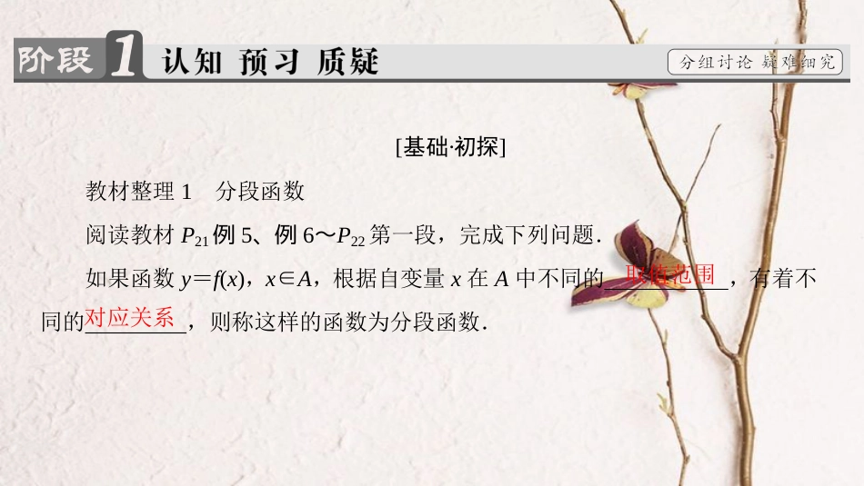 高中数学 第一章 集合与函数概念 1.2.2 第2课时 分段函数及映射课件 新人教A版必修1(1)_第3页