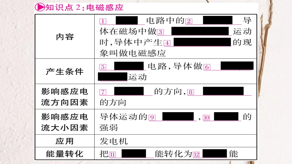 （广西北部湾专版）中考物理总复习 第1篇 教材系统 第21讲 电与磁（第2课时）课件(1)_第3页