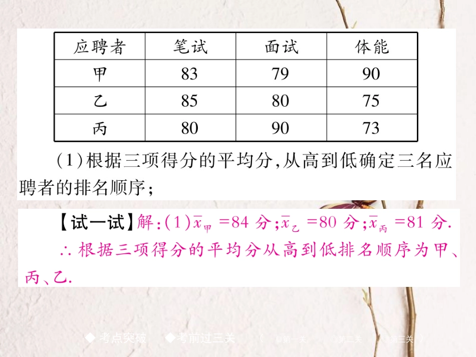 春八年级数学下册 20《数据的分析》章末复习与小结课件 （新版）新人教版_第3页
