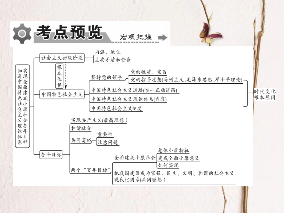 重庆市中考政治 专题复习十三 知道中特理论 实现全面小康课件_第3页