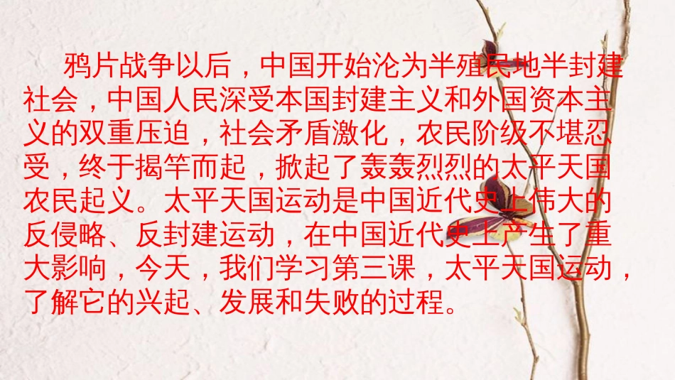 2017八年级历史上册 第一单元 中国开始沦为半殖民地半封建社会 第3课 太平天国运动课件 新人教版_第2页
