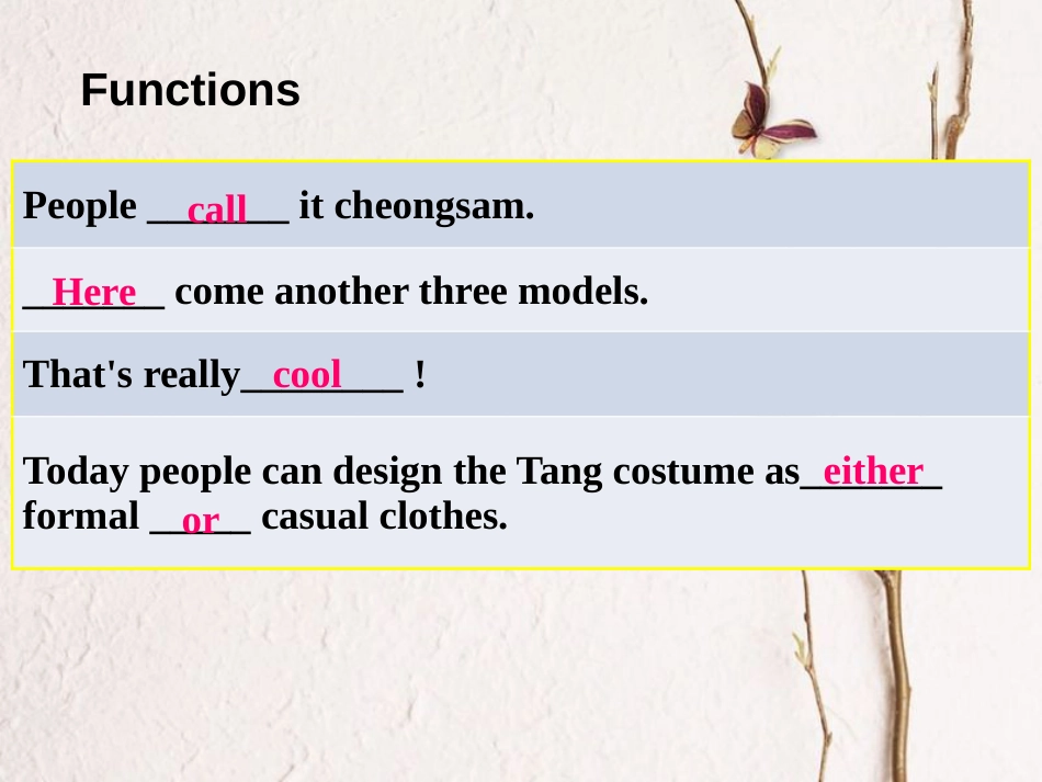 广东省清远市佛冈县龙山镇八年级英语下册 Unit 8 Our Clothes Topic 3 He said the fashion show was wonderful Section D课件 （新版）仁爱版_第3页