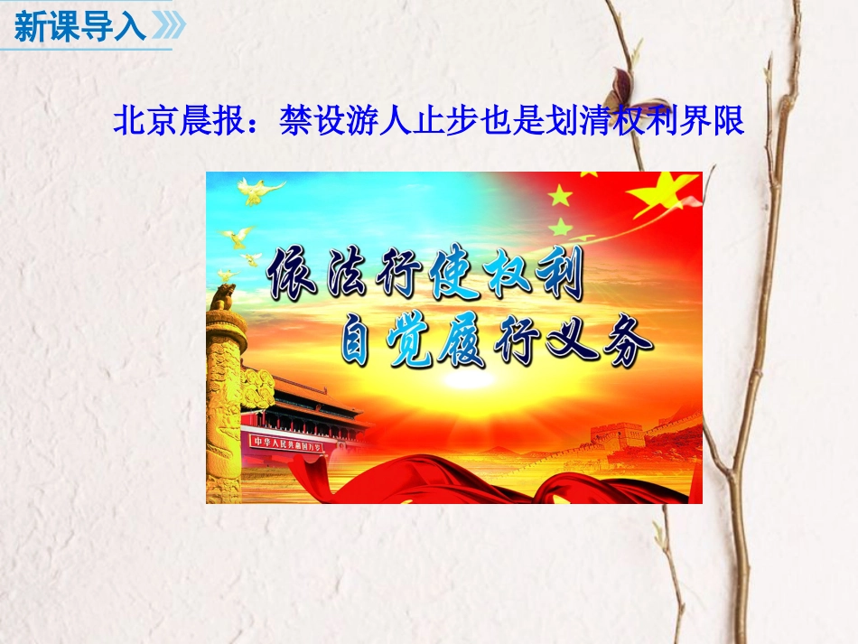 八年级道德与法治下册 第二单元 理解权利义务 第三课 公民权利 第2框 依法行使权利课件 新人教版[共22页](1)_第2页