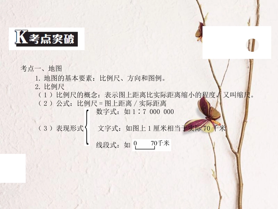 （广东专版）中考地理 中考解读 专题复习三 地图课件(1)_第3页