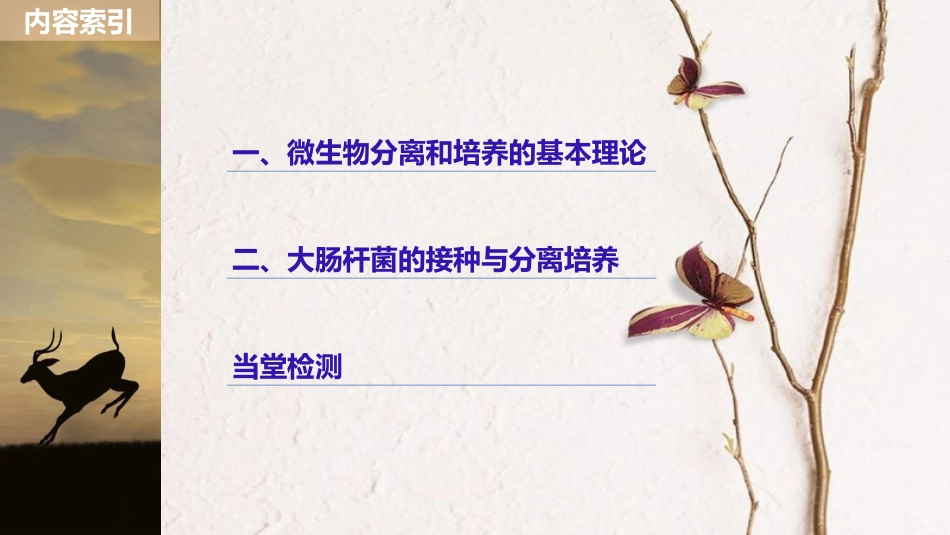 高中生物 第一章 无菌操作技术实践 第1课时 微生物的分离和培养同步备课课件 苏教版选修1(1)_第3页