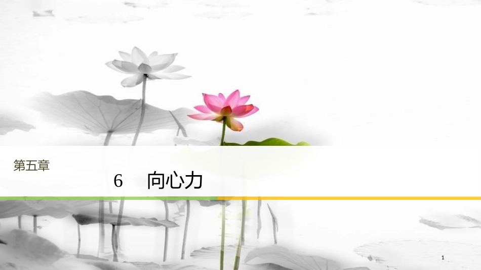 高中物理 第五章 曲线运动 6 向心力课件 新人教版必修2(1)_第1页