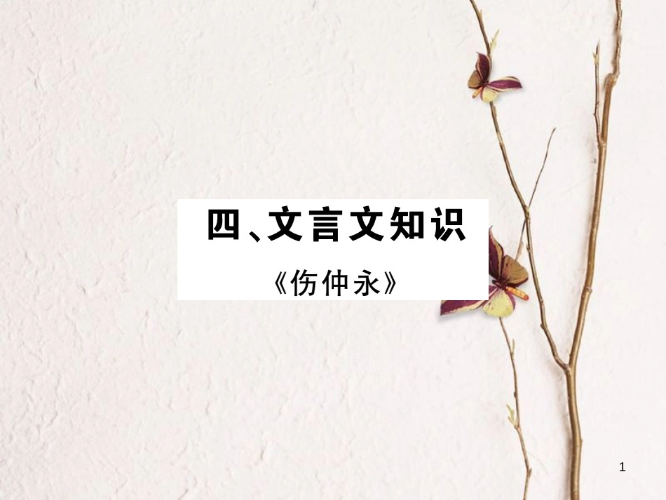 中考语文一轮复习 教材复习讲读 七下 四 文言文知识课件_第1页