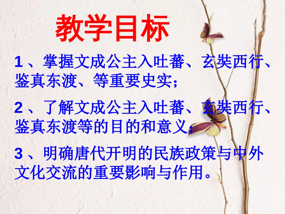 七年级历史下册 第3课《唐朝的民族关系与中外交流》课件 中图版_第2页