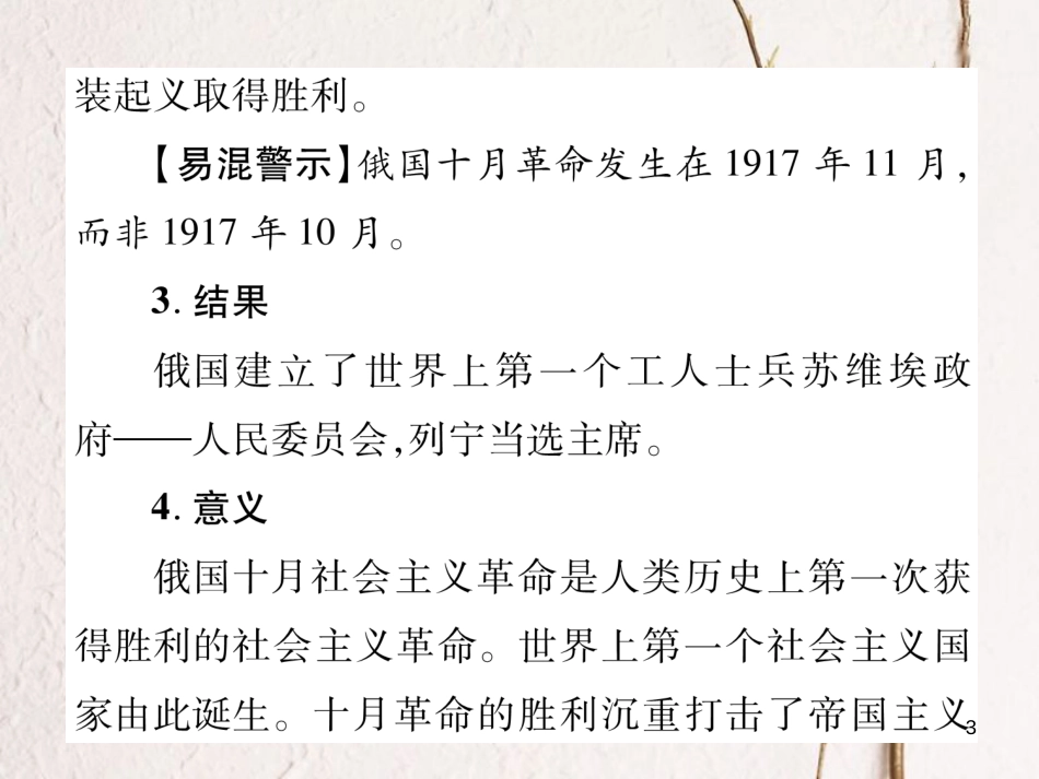 九年级历史下册 第一单元 苏联社会主义道路的探索重难点突破作业课件 新人教版_第3页