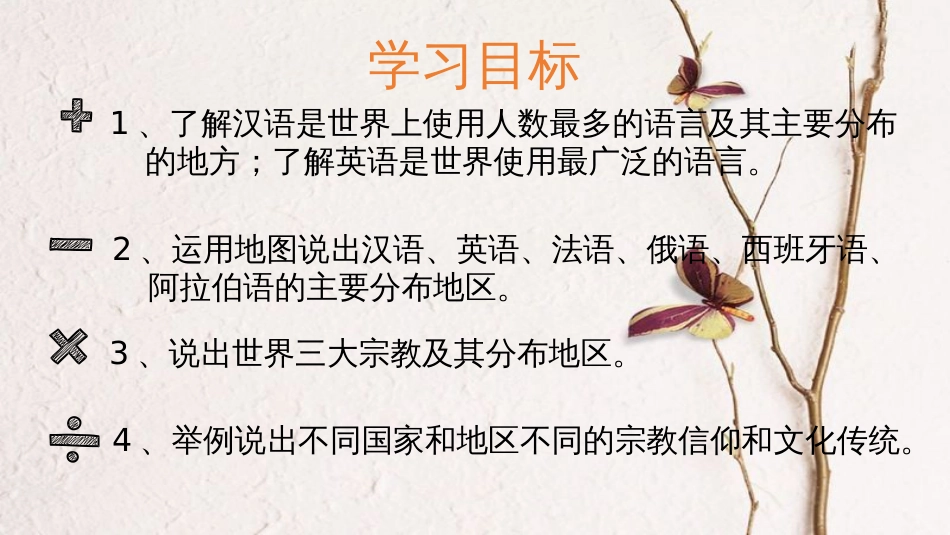 七年级地理上册 5.2《民族语言和宗教》课件 晋教版_第2页