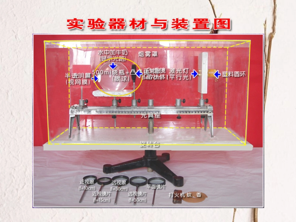 八年级物理下册 8.8《眼睛和眼镜》课件2 北京课改版(1)_第3页