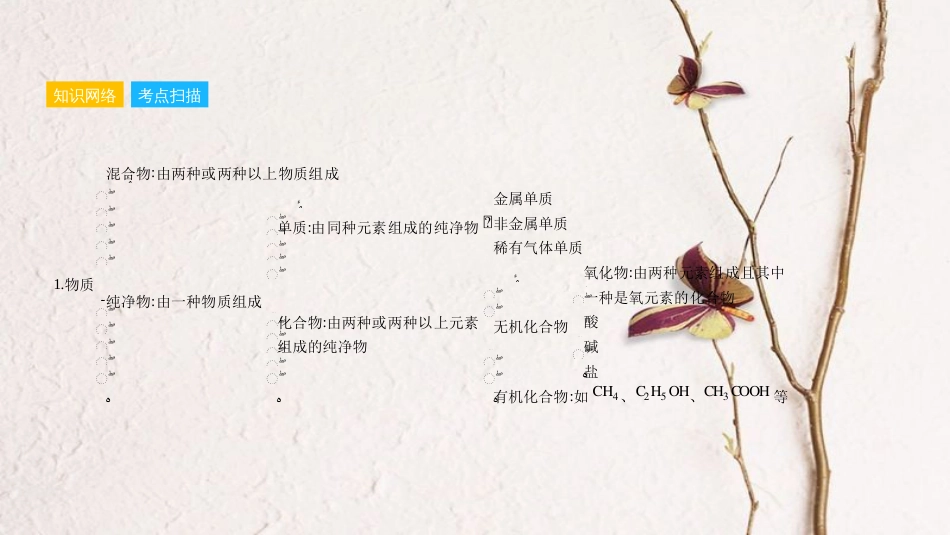 安徽省中考化学一轮复习 第一部分 考点知识梳理 模块二 物质构成的奥秘 专题二 元素和物质的分类课件_第3页