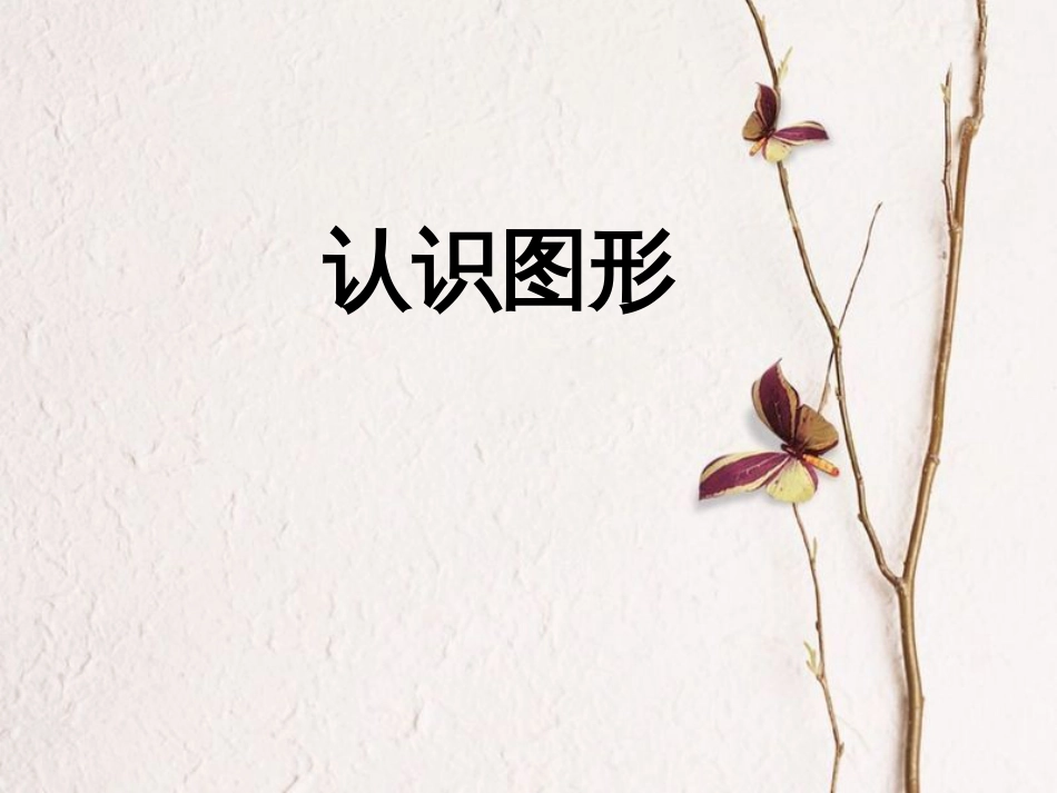 一年级数学上册 第6单元《认识图形（一）》课件 苏教版_第1页