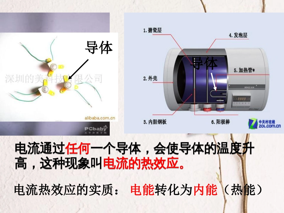 九年级科学上册 3.6 电能（第4课时）电热器课件 （新版）浙教版_第3页