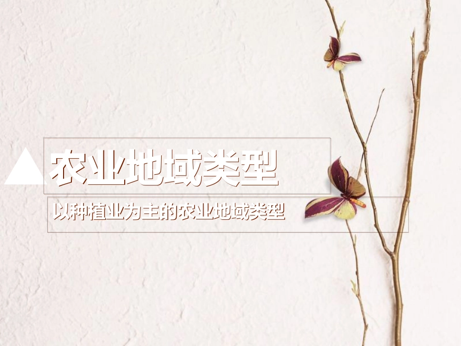 高中地理 第三章 区域产业活动 第二节 农业区位因素与农业地域类型课件3 湘教版必修2_第2页