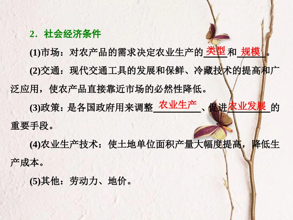 高中地理 第三章 生产活动与地域联系 第一节 农业区位因素与地域类型课件 中图版必修2_第3页