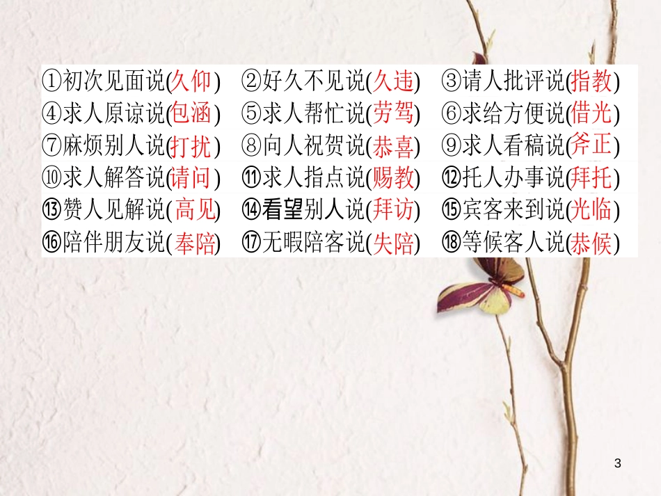 2019届高三语文一轮复习 专题三 简明、连贯（句子补写）、得体课件_第3页