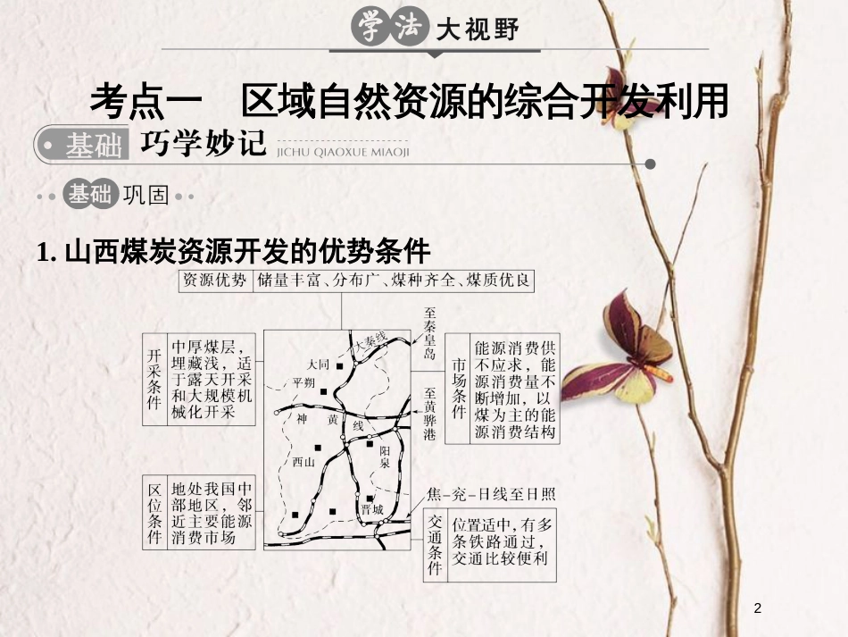 高考地理二轮复习 第16单元 区域自然资源的综合开发利用课件_第2页