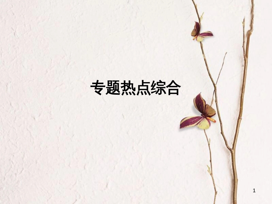 高考物理一轮总复习 专题11 交变电流专题热点综合课件_第1页