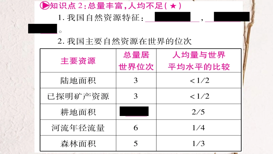 （人教版通用）中考地理总复习 八上 第3章 中国的自然资源课件(1)_第3页
