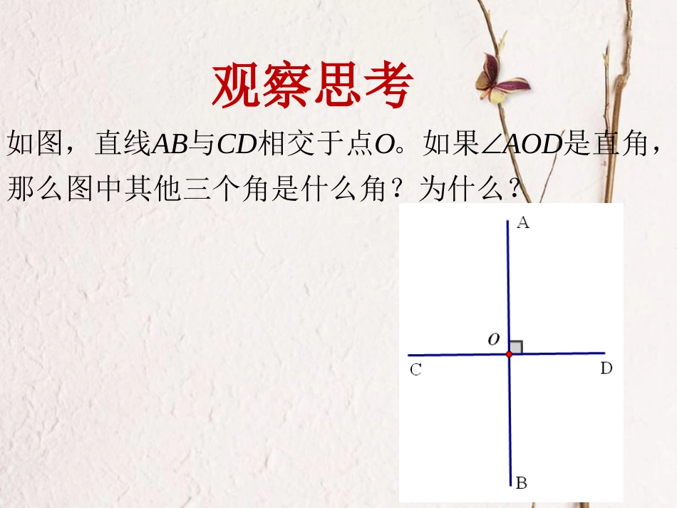 七年级数学下册 8.5 垂直课件 （新版）青岛版_第2页