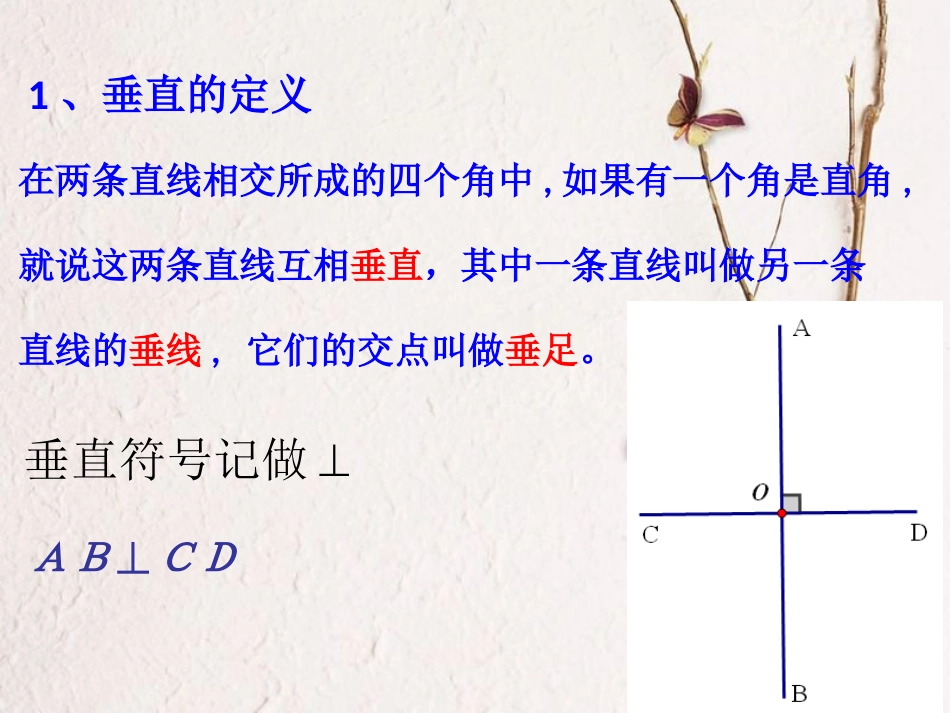 七年级数学下册 8.5 垂直课件 （新版）青岛版_第3页