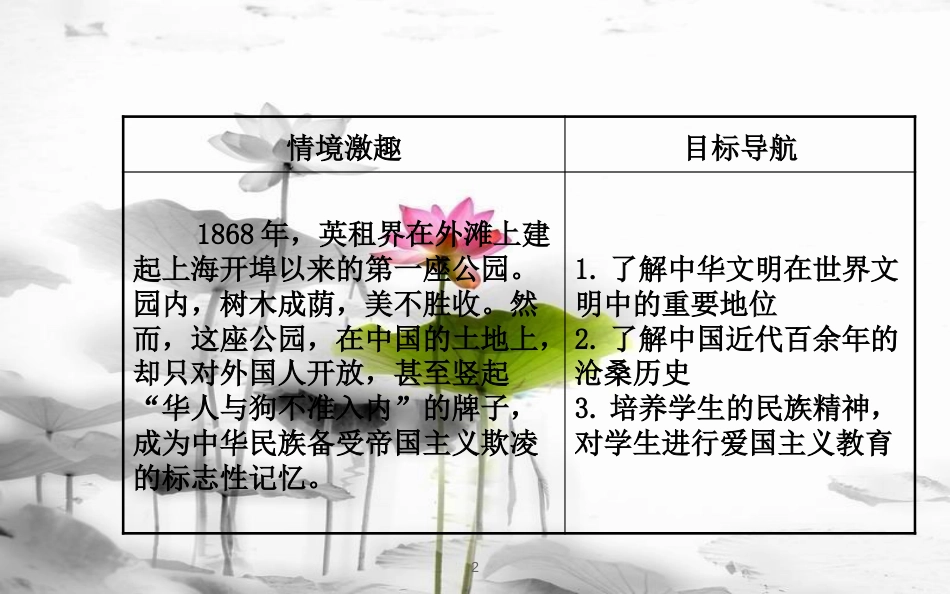 九年级政治全册 第一单元 历史启示录 第一课《历史的足迹》课件2 教科版_第2页