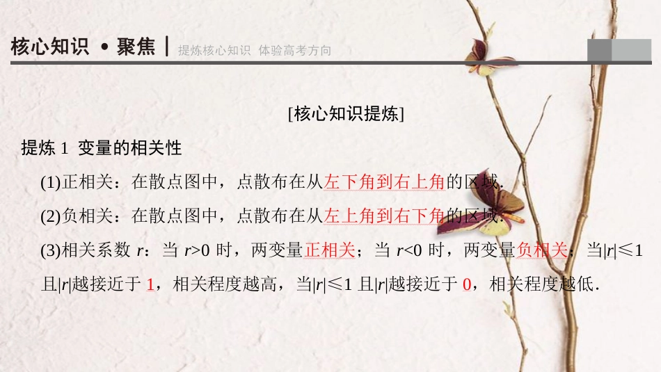 高考数学二轮复习 第1部分 重点强化专题 专题3 概率与统计 突破点8 独立性检验与回归分析课件 文_第3页