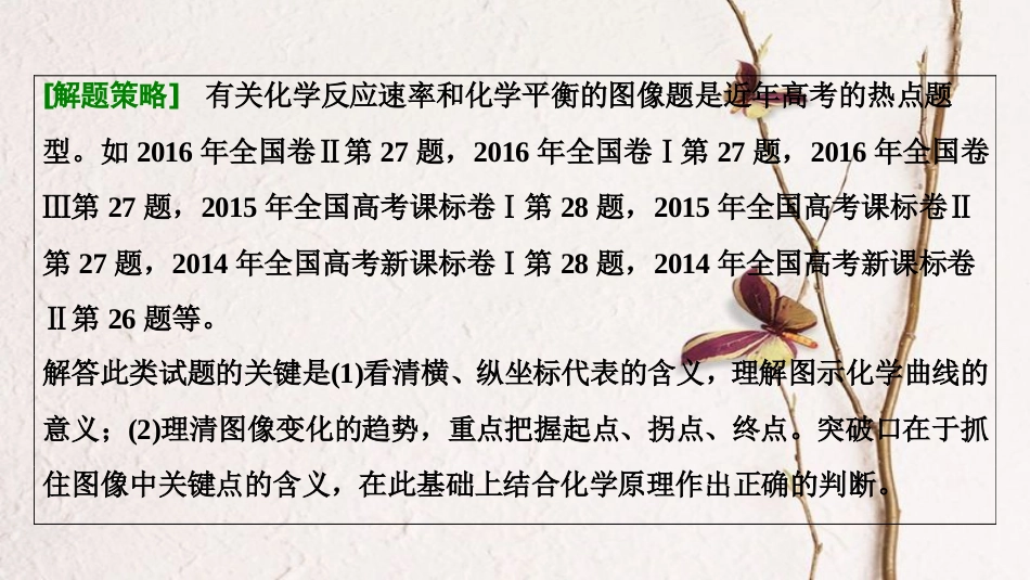 高考化学大一轮复习 热点突破11 用数形结合的思想探究化学平衡图像考点探究课件_第2页