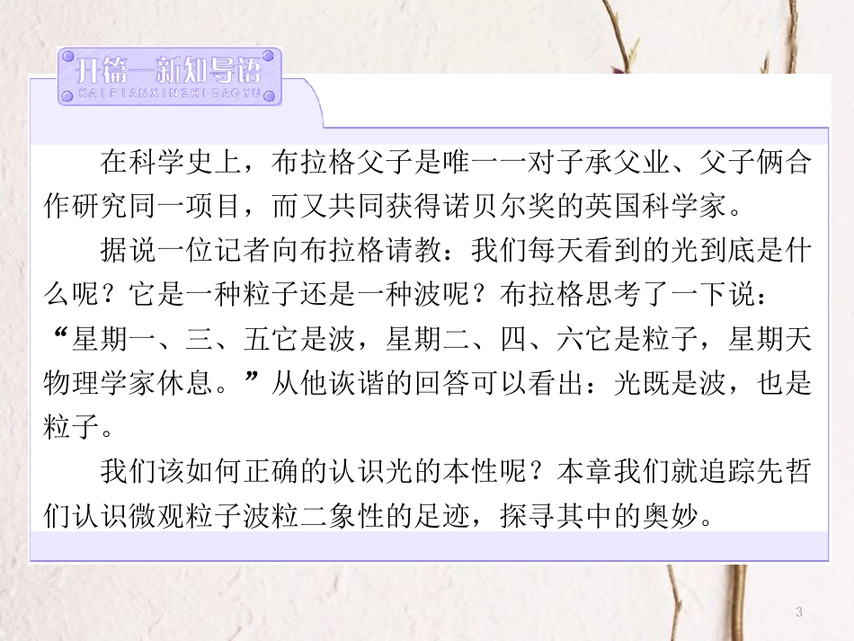 高中物理 第二章 波粒二象性 第一节 光电效应课件 粤教版选修3-5_第3页