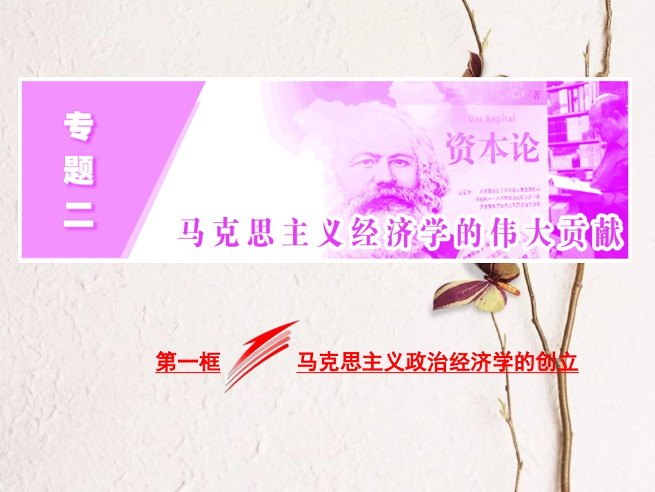 高中政治 专题二 马克思主义经济学的伟大贡献 第一框 马克思主义政治经济学的创立课件 新人教版选修2_第2页