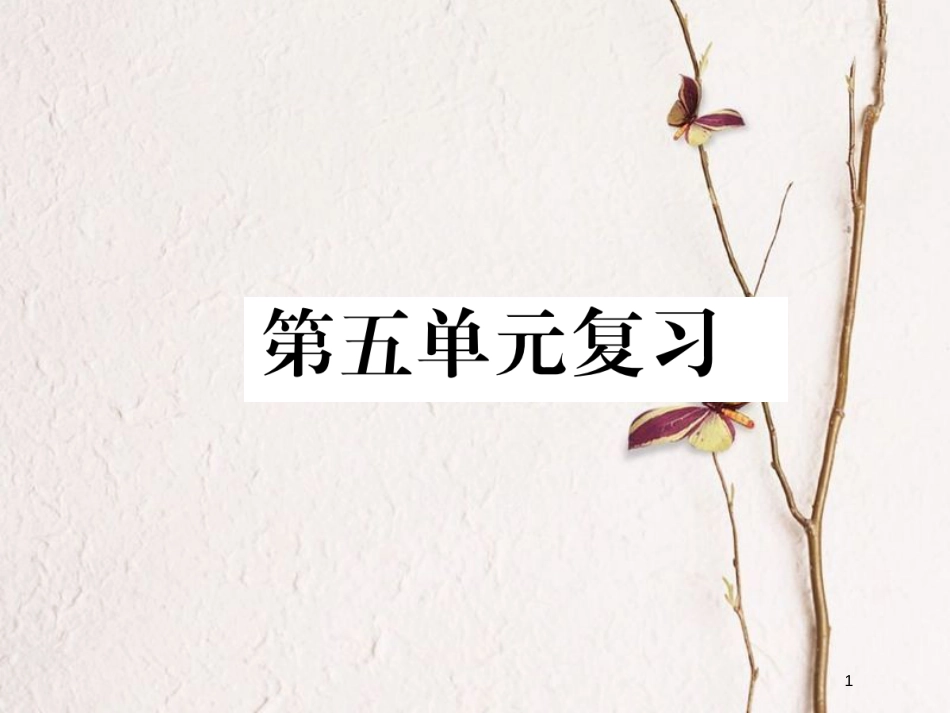 八年级语文下册 第五单元复习课件 新人教版_第1页