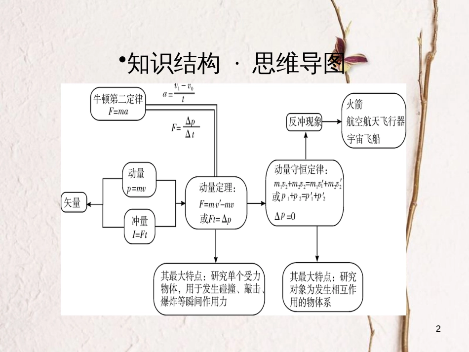 高考物理一轮总复习 专题6 动量专题热点综合课件_第2页