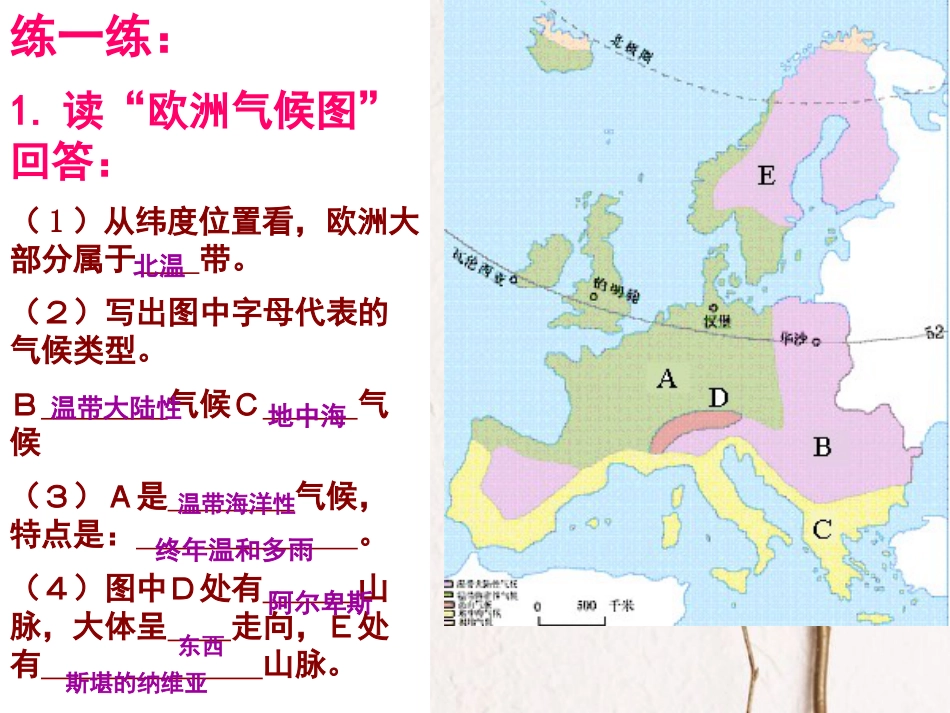 广东省佛冈县七年级地理下册 8.2欧洲西部课件 （新版）粤教版(1)_第1页