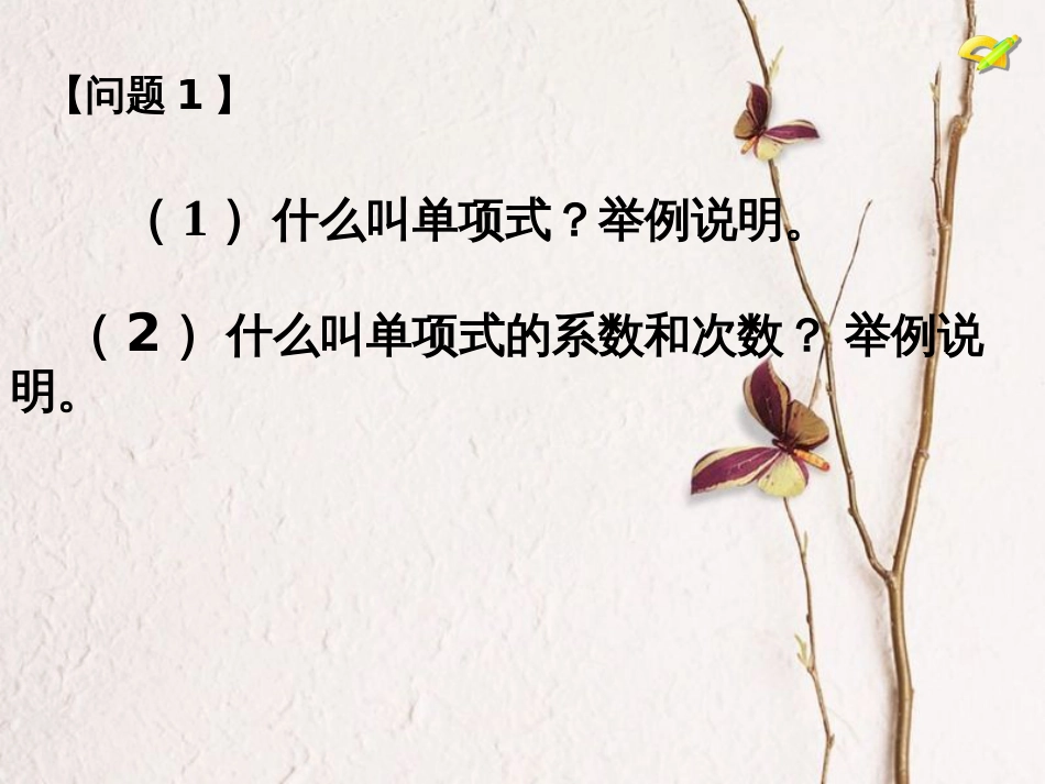 陕西省安康市石泉县池河镇七年级数学上册 2.1 整式（3）课件 （新版）新人教版(1)_第3页