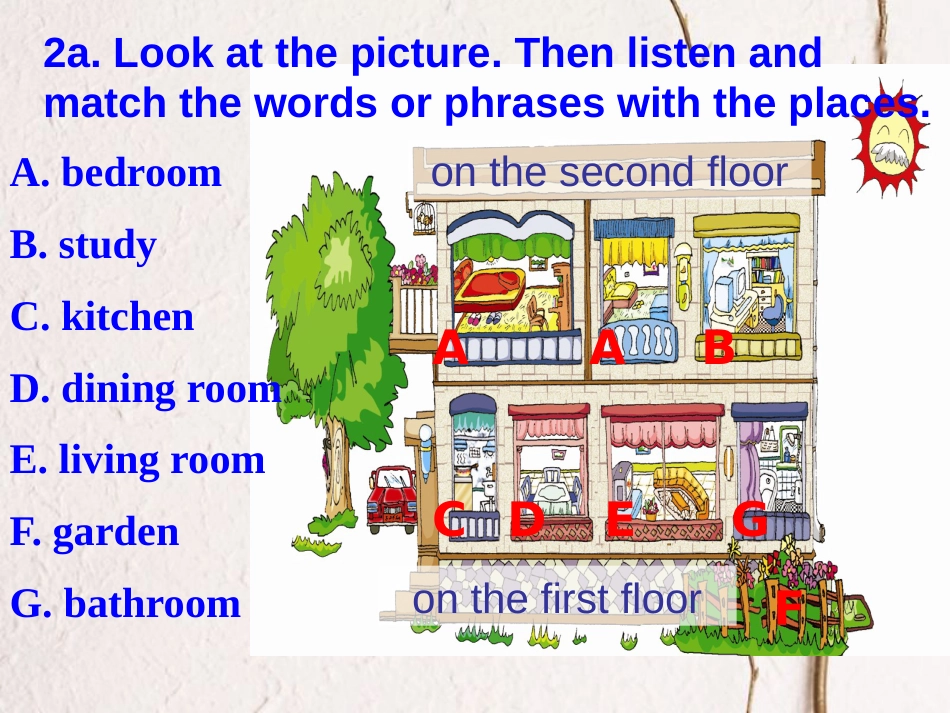 七年级英语下册 Unit 6 Our local area Topic 1 Is there a computer in your study Section A同步课件 （新版）仁爱版(1)_第3页